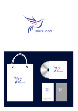 小鸟LOGO标志设计