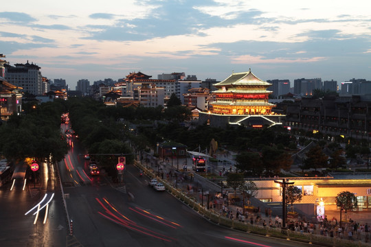 西安鼓楼夜景