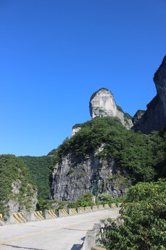 蓝天山和公路