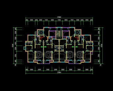 住宅楼CAD平面图