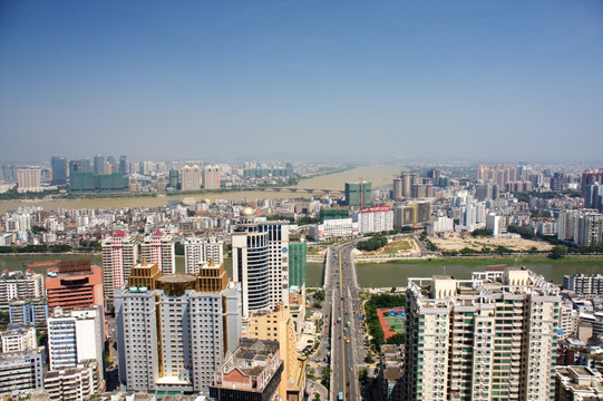 惠州西湖城市风光