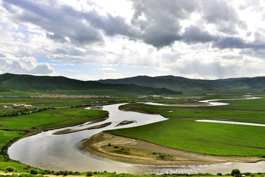 红原月亮湾景区