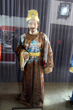 南京 雕塑 蜡像 明代皇帝 明