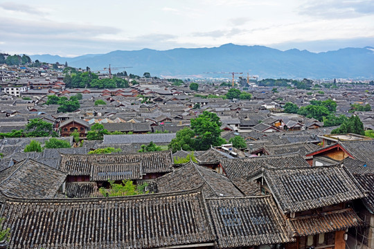 丽江古城 全景