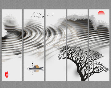 水墨画