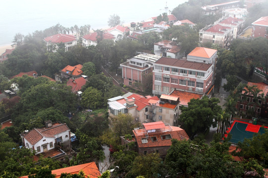 细雨中 鼓浪屿 俯瞰