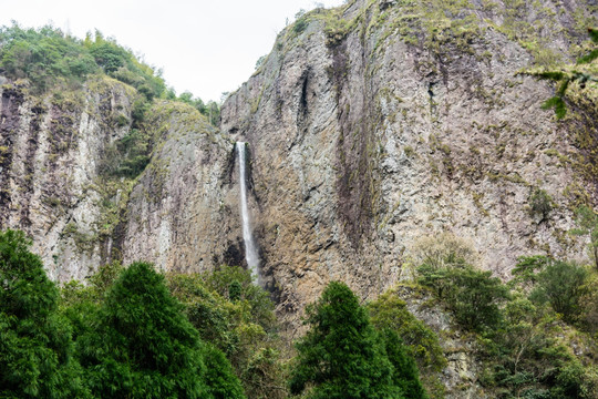 远望大龙湫风景区瀑布