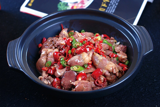 生啫鸡杂