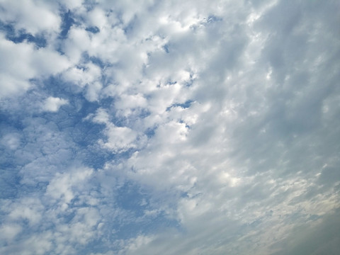 高清蓝天白云天空素材背景