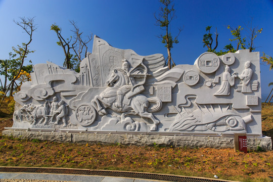 防城港伏波公园 雕像群