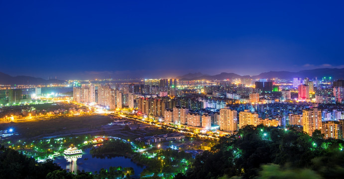 温州城市夜景 温州夜色