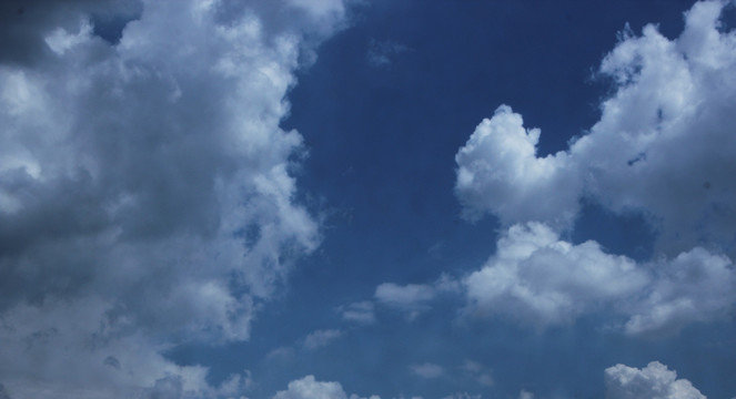 蓝天白云 天空摄影素材