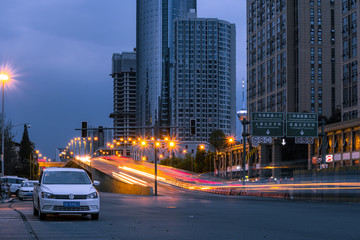 成都杉板桥夜景