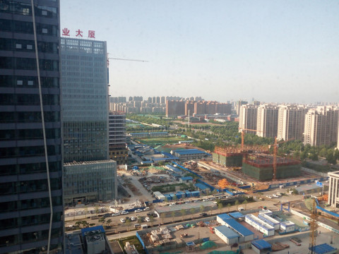 新材料交易中心的俯瞰图