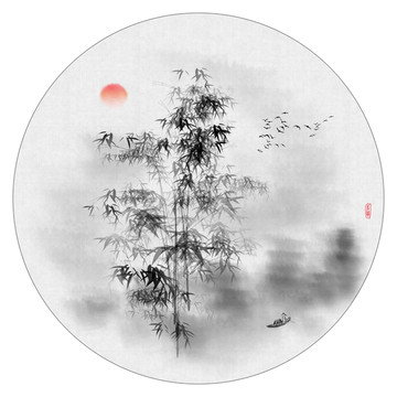 水墨画