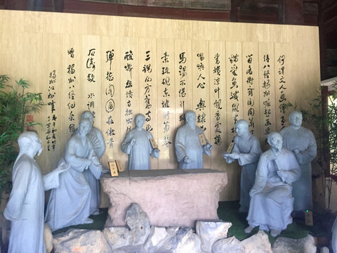 扬州八怪雕塑