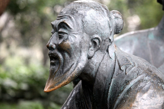 杭州 西湖 雕塑