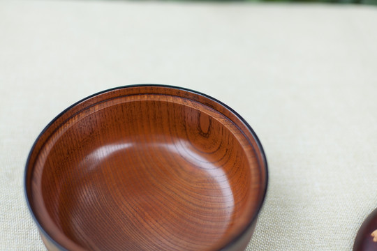 日式天然木碗 儿童成人米饭碗