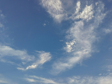 暮色蓝天