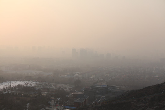雾霾城市