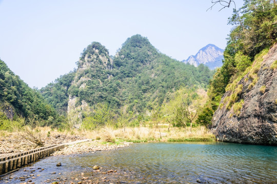 石桅岩景区山水风光