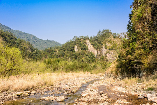 石桅岩景区山水风光