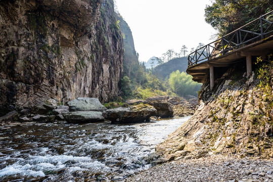 石桅岩景区山水风光