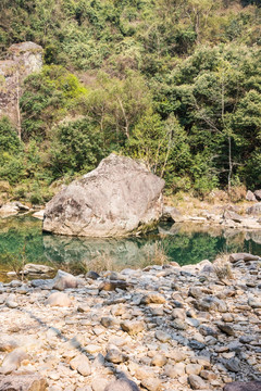 石桅岩景区山水风光