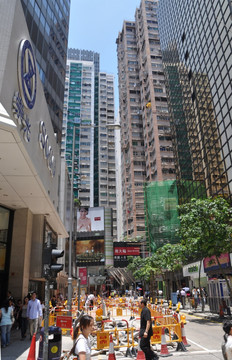 香港 香港街道 城市街道 中国