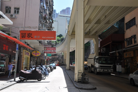 香港 香港街道 城市街道