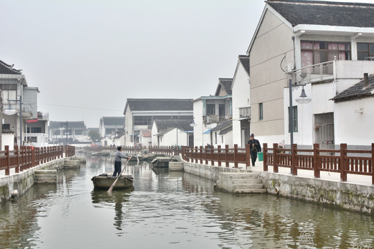 锦溪农村风光