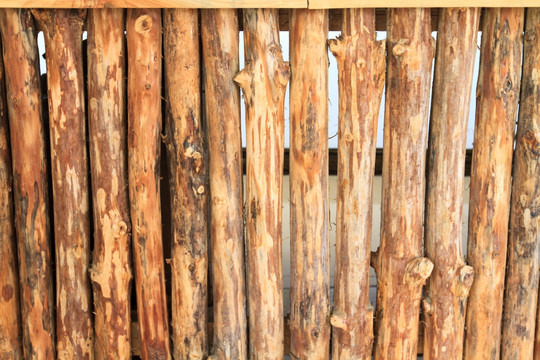 原木木桩 栏栅