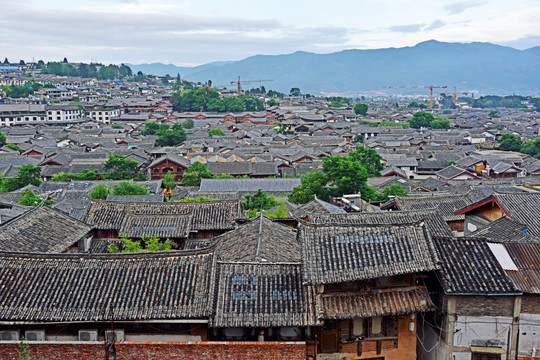 丽江古城全景