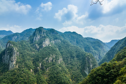 龙湾潭国家森林公园山景