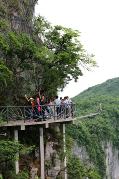 张家界天门山风景图