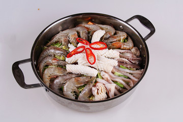 海鲜干锅