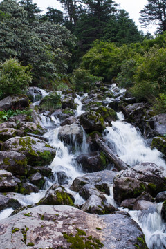 山涧水流