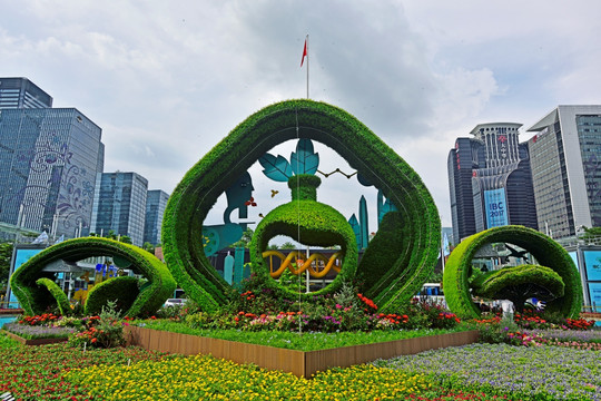 深圳 植物雕塑