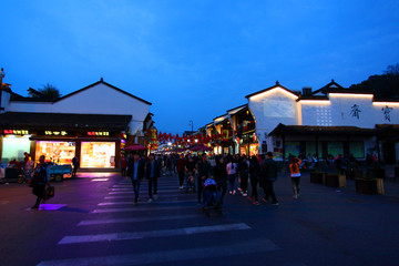 杭州 夜景 门市
