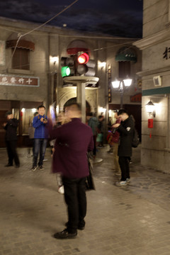 南京老照片 街道 老门市
