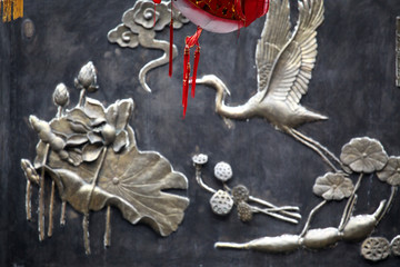 南京 美食街 夫子庙 浮雕