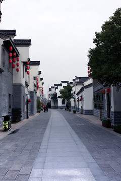江南 南京 城市 水域 商业街