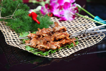 烤牛肉串