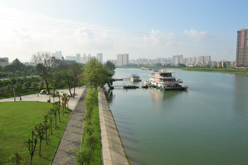 汉江湾风景