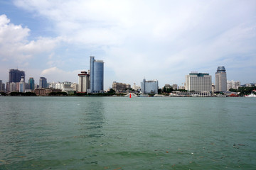 厦门海景 海岸线