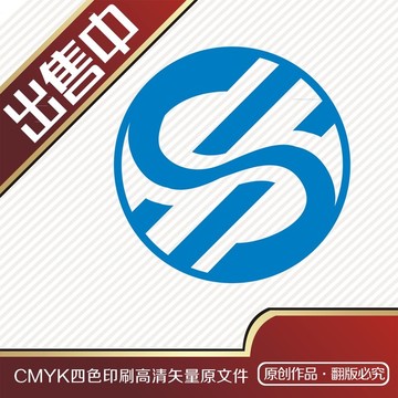 sh字母logo标志