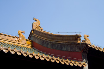南京文庙厢房 吻兽