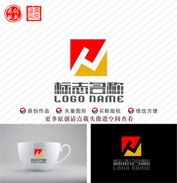 N Z Y字母标志公司logo