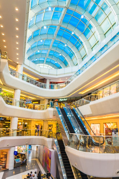 大型商场 商场中庭 购物中心