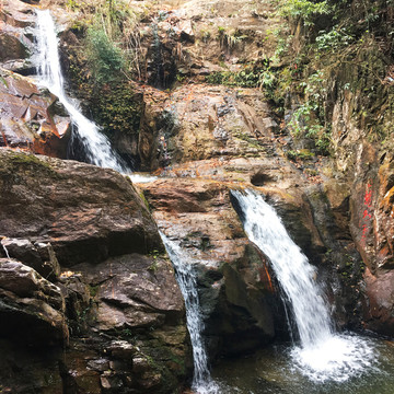 鼎湖山 飞水潭瀑布